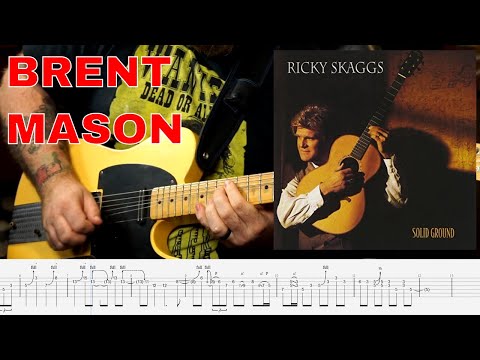 Brent Mason Solo - Ricky Skaggs - Back Where We Belong (Animated TAB)