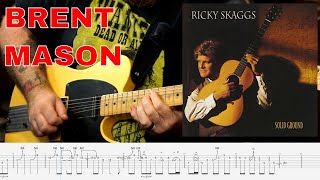 Video thumbnail for Brent Mason Solo - Ricky Skaggs - Back Where We Belong (Animated TAB) by Levi Clay