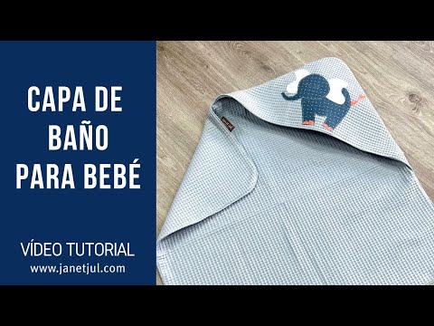 Capa de baño con capucha | Nuevo tutorial DIY fácil