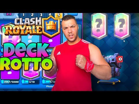 TORNO SU CLASH ROYALE DOPO 5 ANNI e TROVO SUBITO una LEGGENDARIA !! DECK ROTTO per SCALARE VELOCE !