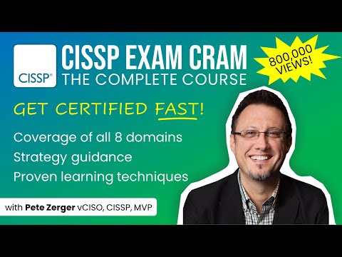 CISSP Exam Cram Full Course (All 8 Domains) - Covers latest exam!