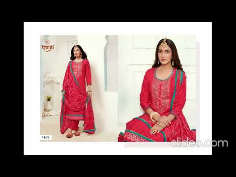 Vedanti Tanuja Heavy Parampara Silk Dress Material Collection