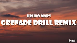 Bruno Mars - Grenade Drill Remix [Lyrics]