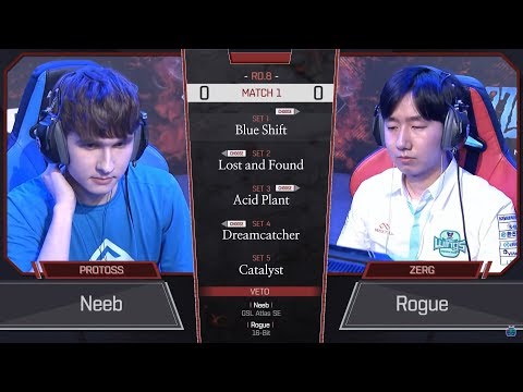 [TW] StarCraft2 - Neeb vs Rogue - PvZ - 2018 GSL S3 CodeS Ro.8 Match1