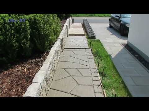 Machen Sie Ihren Garten noch schöner:Gestalten Sie einen Betonweg in Steinoptik selbst.