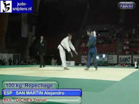 Judo 2009 Yerevan: San Martin (ESP) - Dichev (BUL) [-100kg].