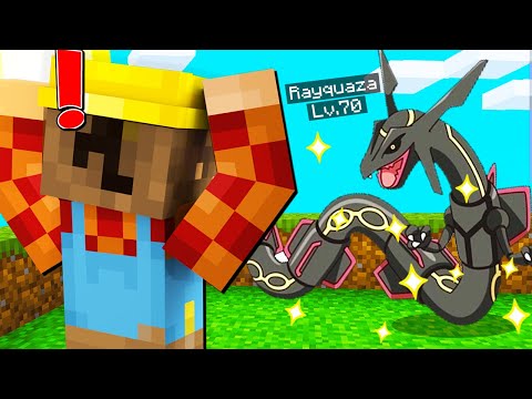 HO CATTURATO RAYQUAZA SHINY NELLA PIXELMON SU MINECRAFT!!
