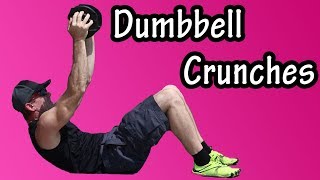 Dumbbell Crunch exercise video thumbnail
