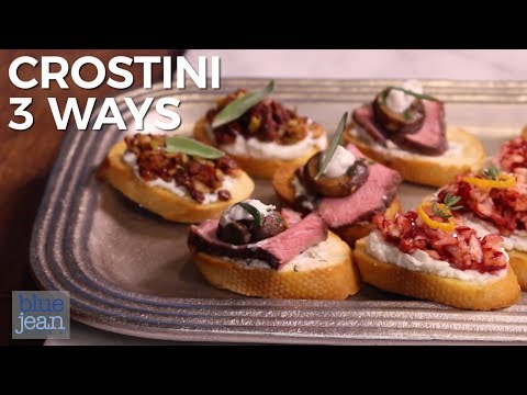 Crostini Three Ways