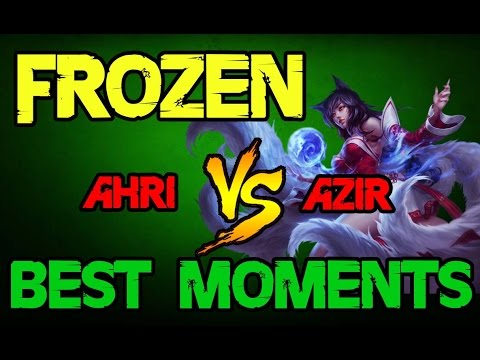 Longzhu Frozen as Ahri vs Azir | BEST MOMENTS