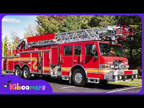Firetruck Song for Kids | Hurry Hurry Drive the Fire Truck | The Kiboomers