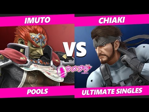 Japan Smash Ultimate Tournament - Imuto (Ganondorf) Vs. Chiaki (Snake) Umebura SP2 SSBU Pools
