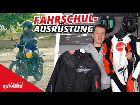So rüstest du dich für den MOTORRADFÜHRERSCHEIN 🏍️ (Anfänger 1*1 für Motorradhelme & -bekleidung)