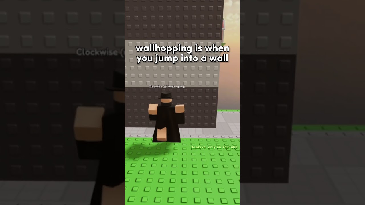 how to wallhop in Roblox (works on both mobile and pc) Useful method!!! 🔥