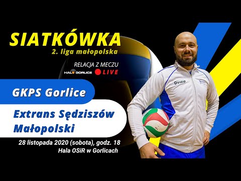 Mecz II ligi siatkowki: GKPS Gorlice - Extrans Sędziszów Małopolski