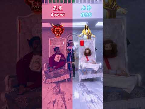 The Choice between God and Demons#shorts #Demon#Angel