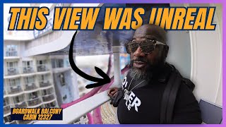 ✅ Oasis of the Seas Boardwalk Balcony Tour | AquaTheater View Stateroom