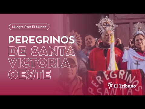 En vivo acompañamos la cena de los peregrinos de Santa Victoria Oeste