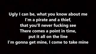 five finger death punch - fire in the hole (lyrics)