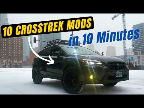TEN Crosstrek Modifications in 10 Minutes  | Subaru XV Upgrades Performance Mods