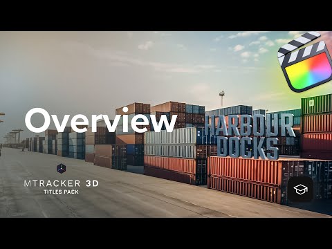 mTracker 3D Tutorial - Usage and customization of typography presets in Titles Pack - MotionVFX