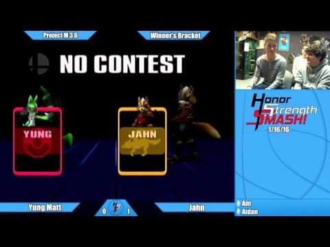 Yung Matt (Lucario) |vs| Jahn (Wolf) Project M 3.6