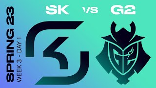 LEC Spring Split 2023 - W3D1 - SK vs G2