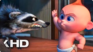 Jack Jack vs Raccoon Fight Scene - Incredibles 2 (2018)