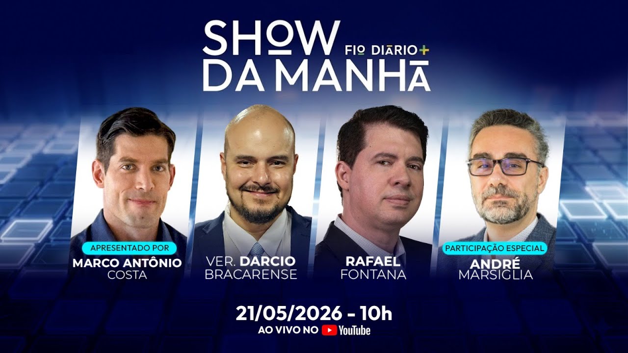 SHOW DA MANHÃ - CARTADA FINAL: LULA APOSTA NA CENSURA ÀS REDES SOCIAIS - 21/05/2026