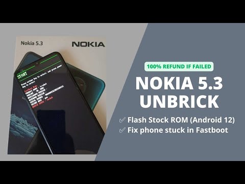 Flashing to fix Nokia 5.3 stuck in fastboot mode | Nokia 5.3 unbrick