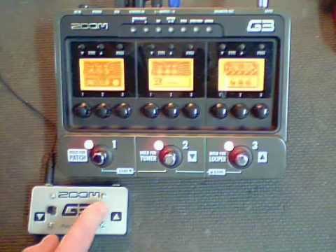 Zoom G3 G5 B3 ashbass Patch Select Mod