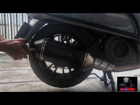 Remus Exhaust : Removal DB killer | Vespa Sprint 150s i-get ABS [full]