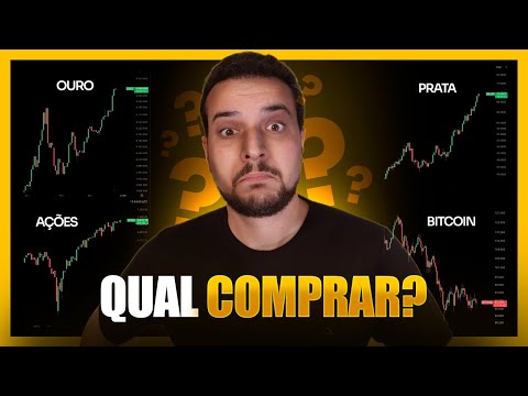 🚨 BITCOIN, OURO, PRATA OU AÇÕES, QUAL COMPRAR EM 2026?