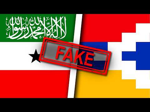 Flags Animation, but These Countries are FAKE❌