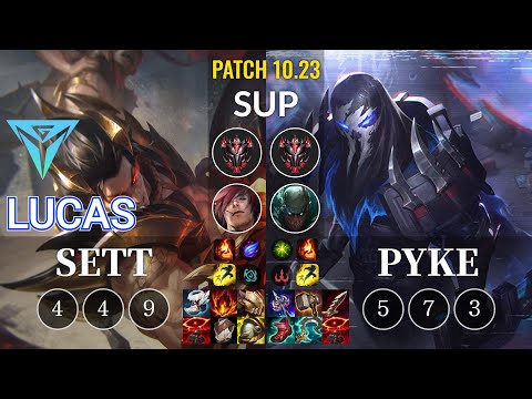 IGY Lucas Sett vs Pyke Sup - KR Patch 10.23