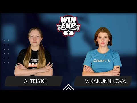 10:45 Anastasiia Telykh - Vasylysa Kanunnikova 03.03.2025 WINCUP Women Star TABLE 2