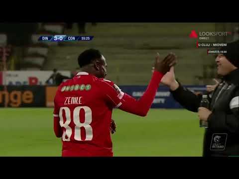Simon Zenke inscrie golul trei in Dinamo - Concordia Chiajna