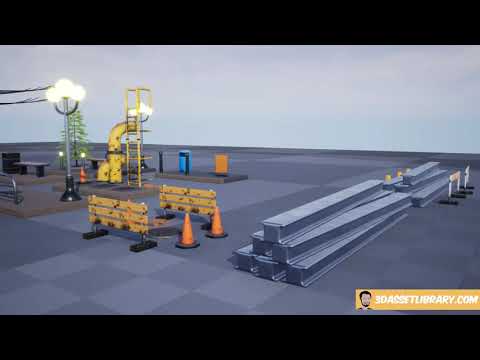 Street Props Vol 1 For Unreal Engine