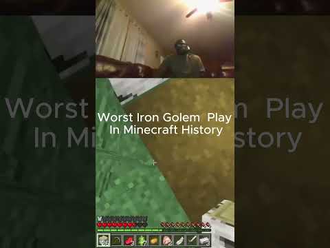 DaddyPrinceWorld FAILS at Iron Golem in Minecraft