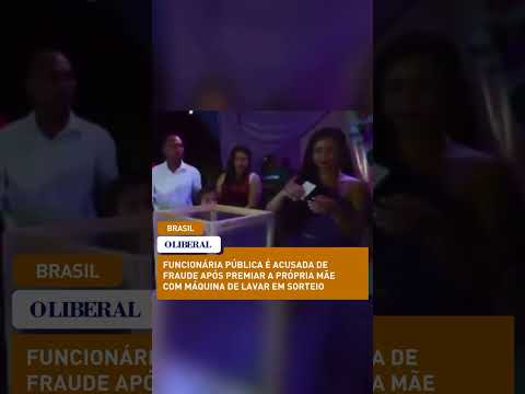 Funcionária pública é acusada de fraude após premiar a própria mãe com máquina de lavar em sorteio
