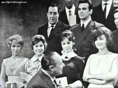 Pier Angeli nel coro de "Il Musichiere" nell'ultima puntata del 1960