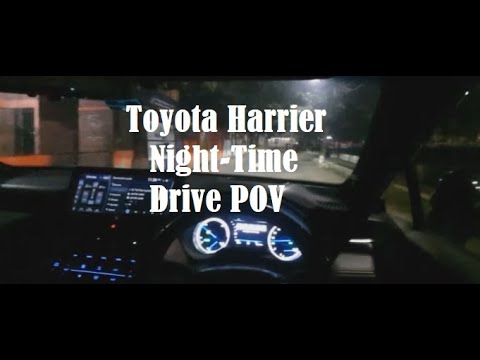 Toyota Harrier Night-time POV Drive 🌙 (Bangladesh 🇧🇩)