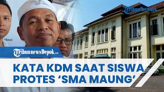 Viral Siswa SMA 5 Bandung Nilai Sebutan SMA Maung Aneh, Dedi Mulyadi Langsung Merespons