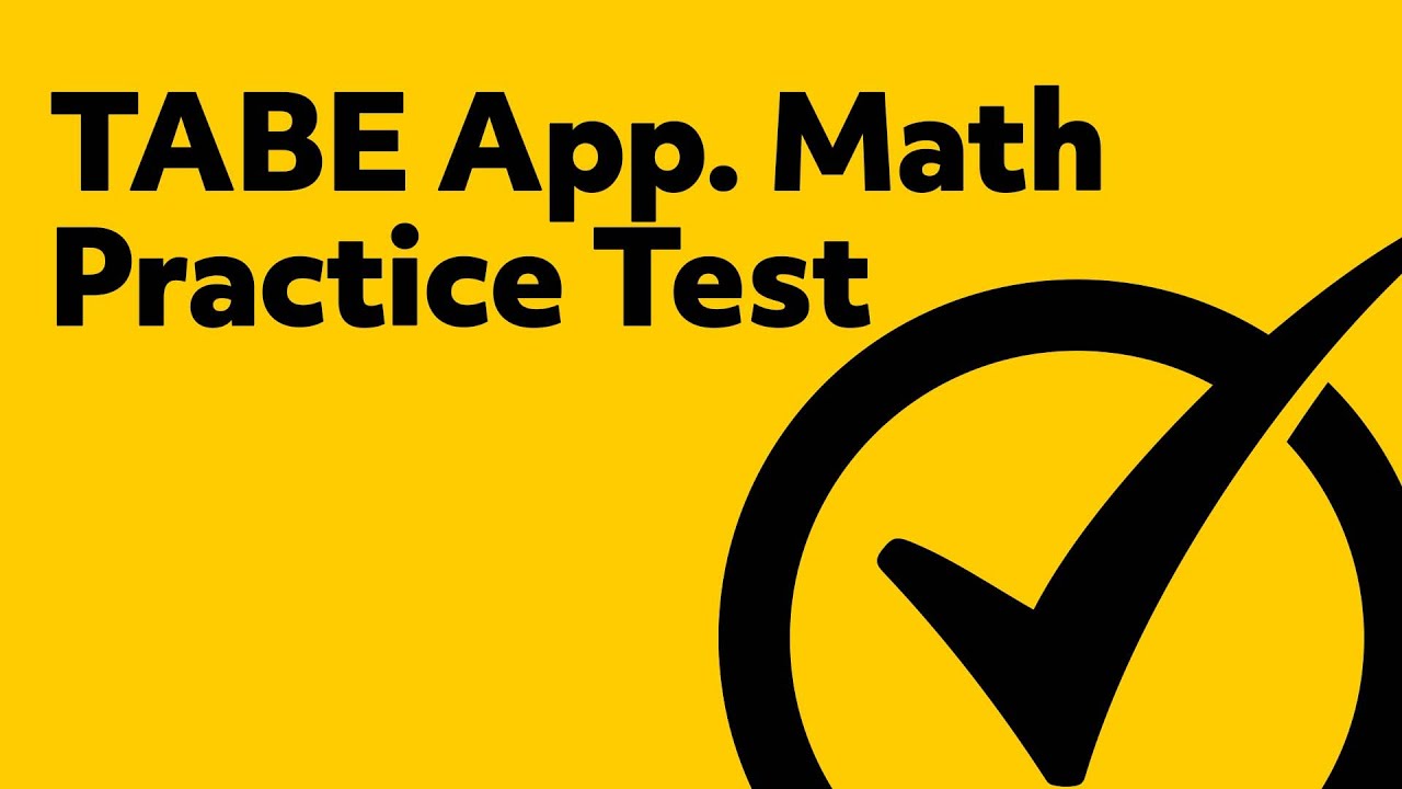 Best TABE Applied Math Practice Test
