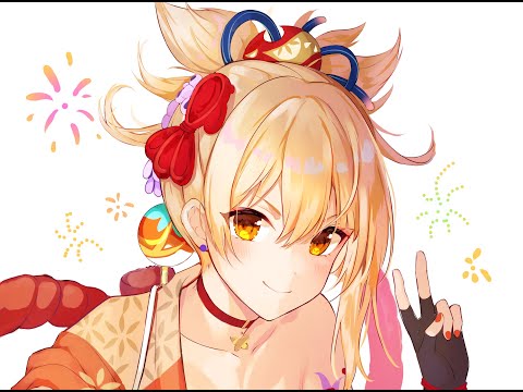 Summer Night Mementos yoimiya event ost one hour loop-Genshin Impact