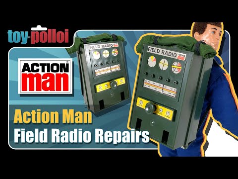 Vintage Action Man Atomic Field Radio repairs - Toy Polloi