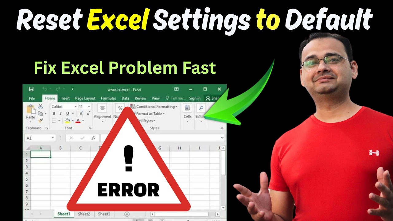 How to Reset Excel Settings to Default (Fix Excel Problems Fast)