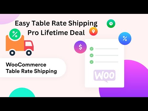 Easy Table Rate Shipping Pro For WooCommerce Lifetime Deal