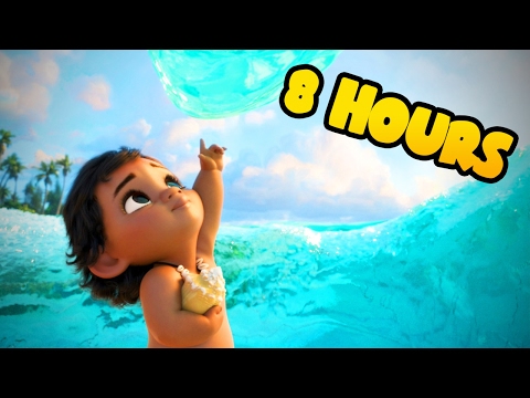 ❤ 8 HOURS ❤ Moana Disney Lullabies for Babies to go to Sleep Music - Songs to go to sleep