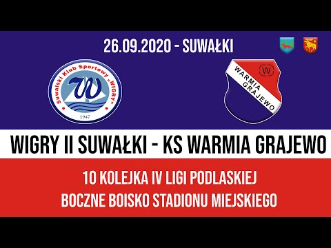 26.09.2020 IV LIGA PODLASKA (10 kolejka) WIGRY II Suwałki - WARMIA Grajewo